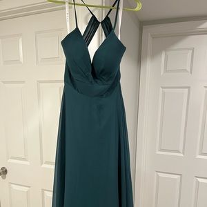 Azazie Avelina in color Pine